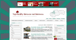 Desktop Screenshot of priestory.reality-banovcenadbebravou.eu
